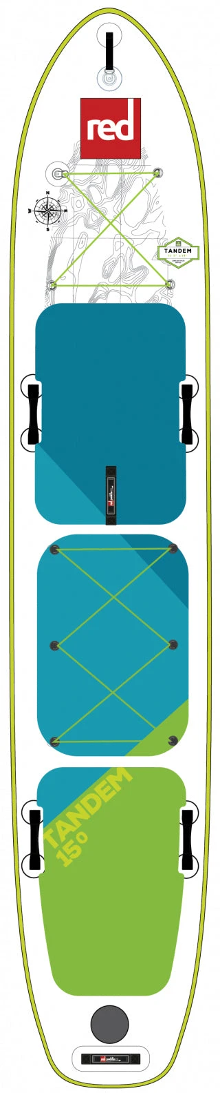 Red Paddle Co. 15'0" VOYAGER TANDEM MSL Inflatable SUP 3 Red Paddle Co. 15'0" VOYAGER TANDEM MSL Inflatable SUP